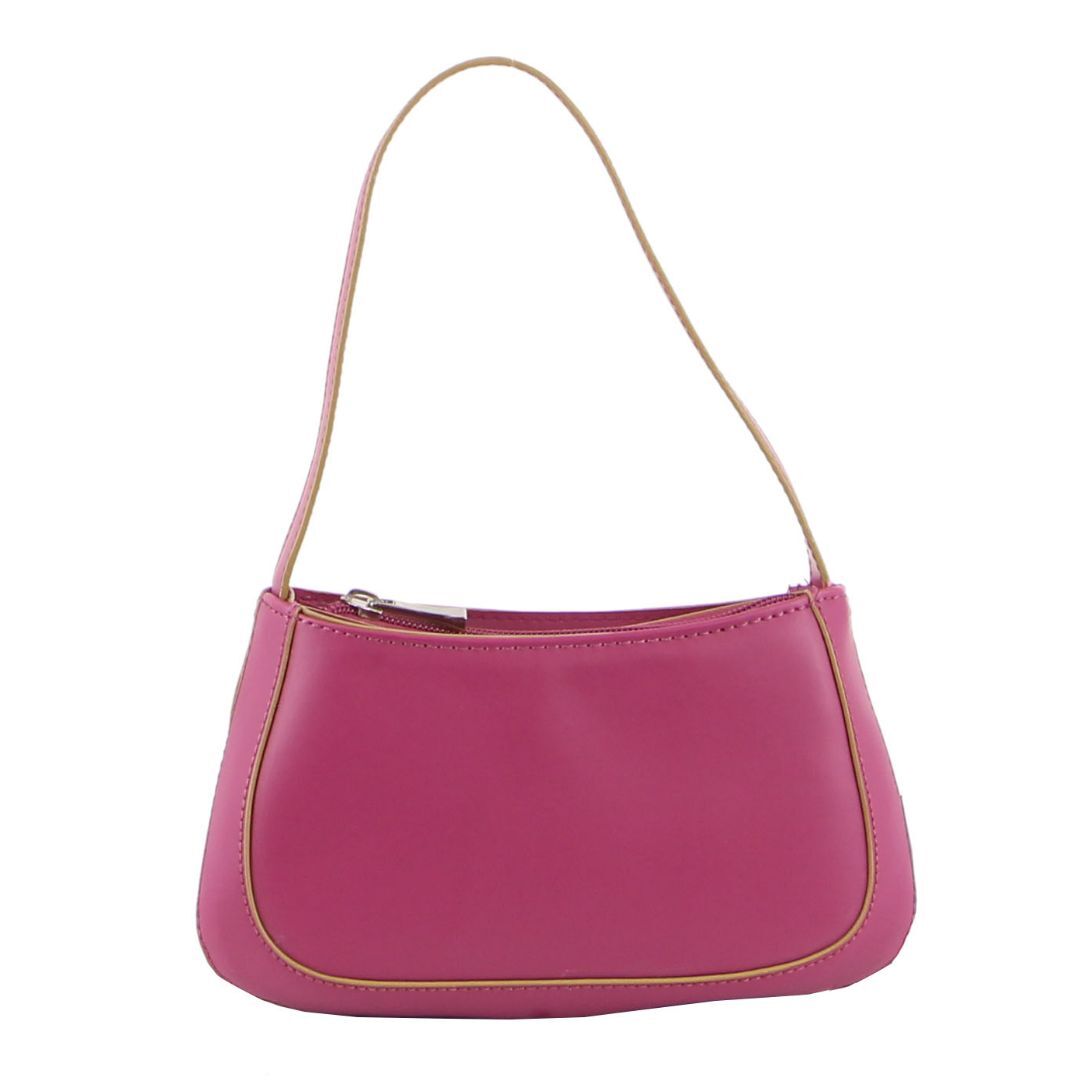 Milleni Mini Fashion Handbag Bag in Magenta