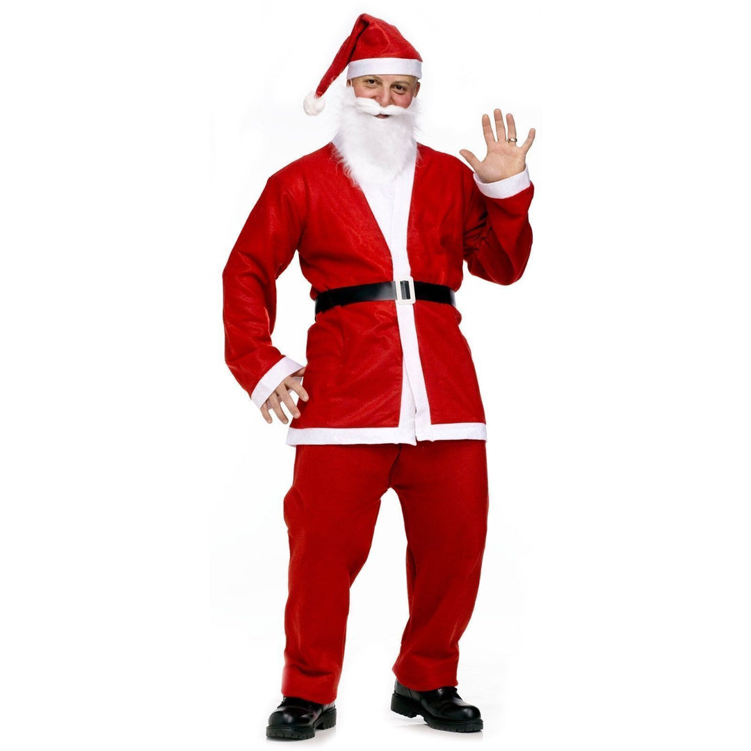 ADULT SANTA CLAUS COSTUME Suit Father Xmas Party Outfit Father Christmas