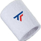 Tecnifibre Tennis XL Wristband Wrist Bands Sweatband Sport Squash Cotton - White