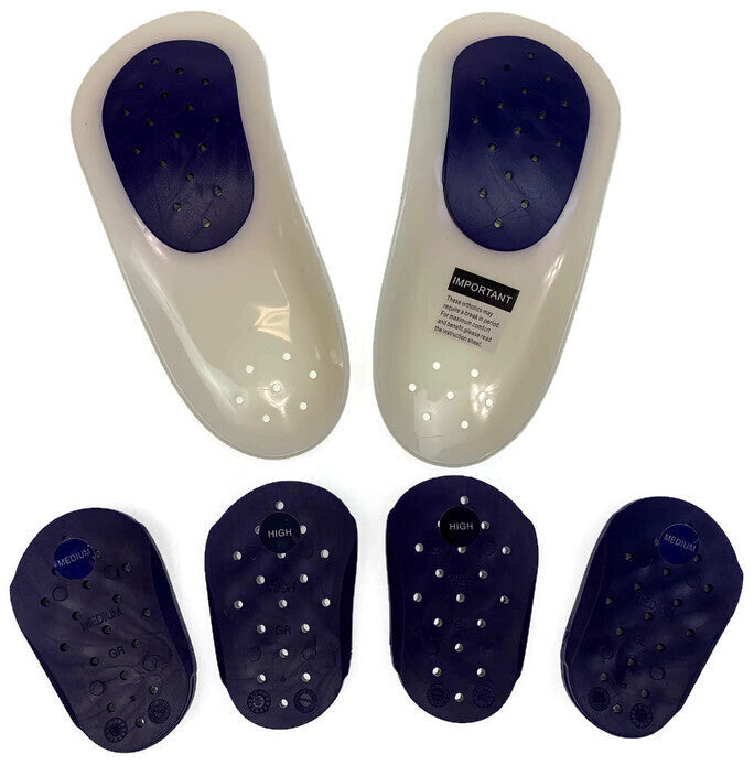 WALKFIT ORTHOTICS Insoles Walk Fit Foot Feet Support BLUE - I (Womens 12-12.5, Mens 11-11.5)