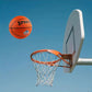 Classic Rubber Basketball Training Standard Size Downtown for NBA- Black/Orange