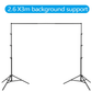 Hridz 2.6M*3M Heavy Duty Backdrop Support System for Photography Background Photo Video