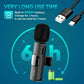 Hridz K9 Wireless Rechargeable 2 in 1 Lightning Microphone For Lightning Port Devices Recording Interview