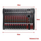 Hridz 12 Channel Mixing Console Live Studio Audio DJ Mixer Sound Board USB Interface