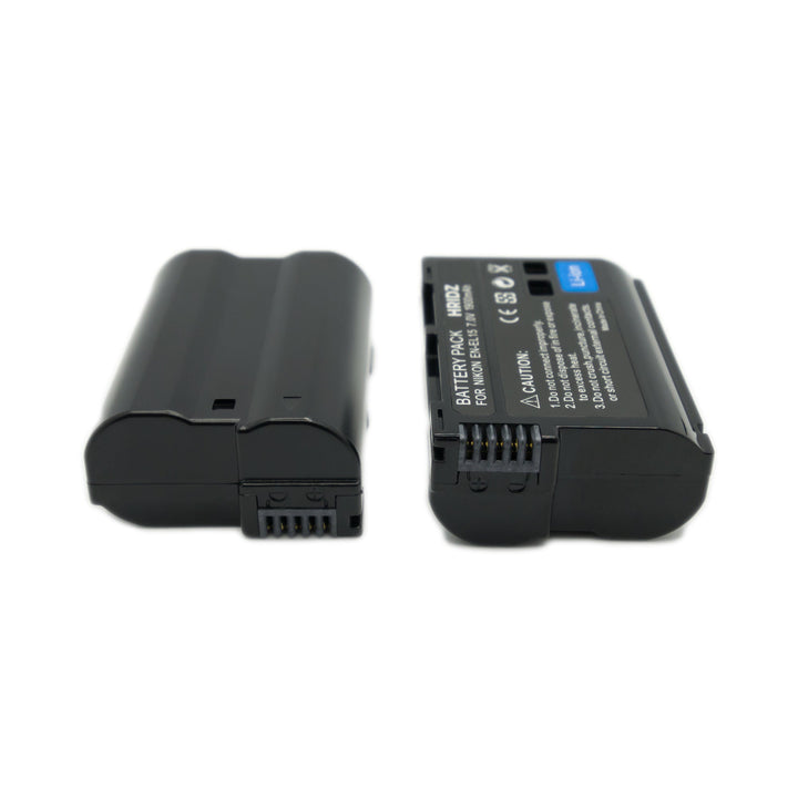 Hridz EN-EL15 Battery & Charger set for Nikon Z6, Z7, D780, D500, D600, D610, D750, D800, D810, D810a, D850