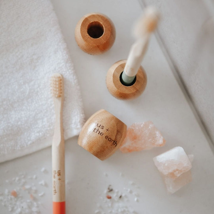 Eco-friendly Bamboo Toothbrush Travel Set