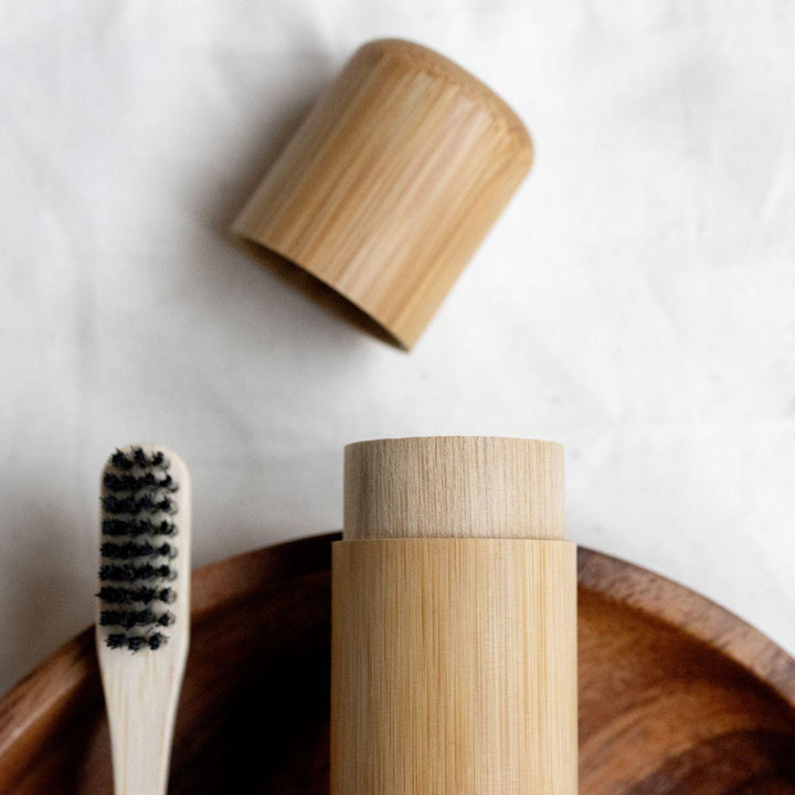 Eco-friendly Bamboo Toothbrush Travel Set