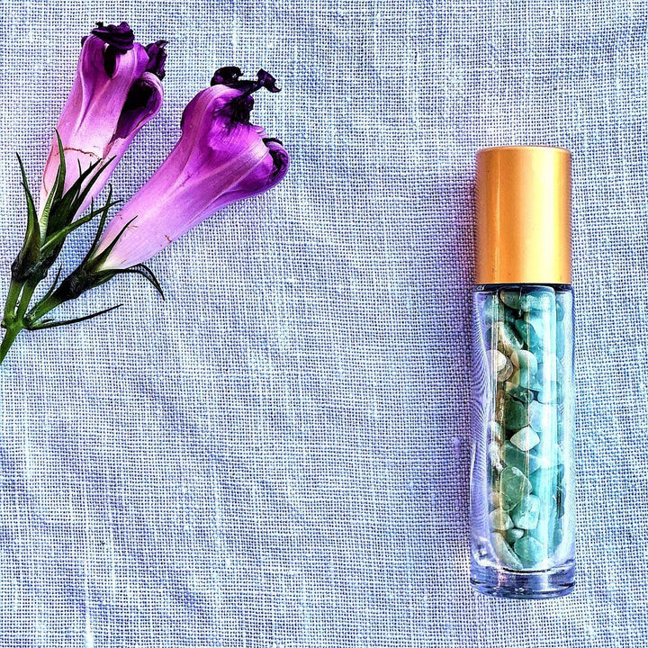 Essential Oil Crystal Gemstone Roller Bottle