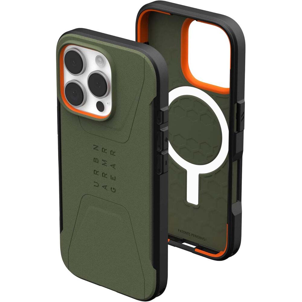 UAG Civilian Magsafe Back Case for iPhone 16 Pro - Olive Drab