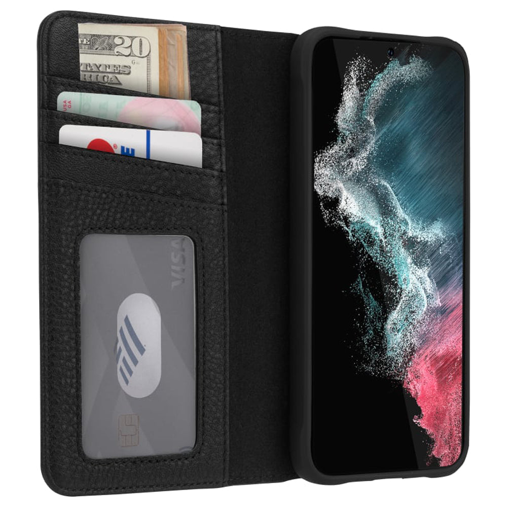 Case-Mate Wallet Folio Antimicrobial Case for Samsung Galaxy S23 - Black