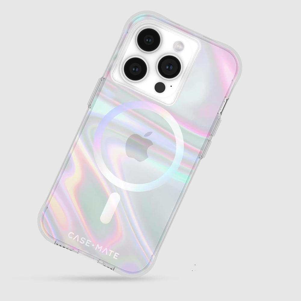 Case-Mate Soap Bubble Magsafe Case for Apple iPhone 15 Pro - Iridescent