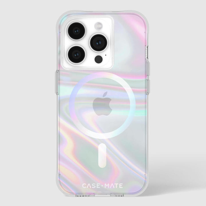 Case-Mate Soap Bubble Magsafe Case for Apple iPhone 15 Pro - Iridescent