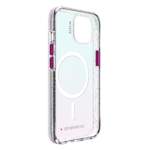 EFM Aspen Case Armour with MagSafe D3O Crystalex For iPhone 14 Plus (6.7") - Glitter Pearl