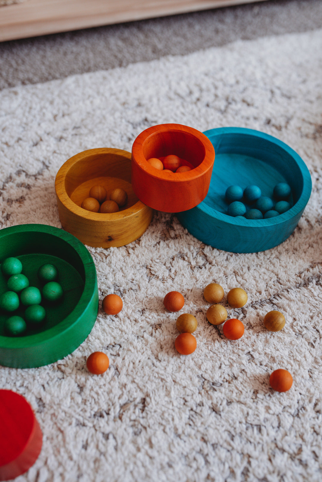 Natural colored Stacking and Nesting Bowls