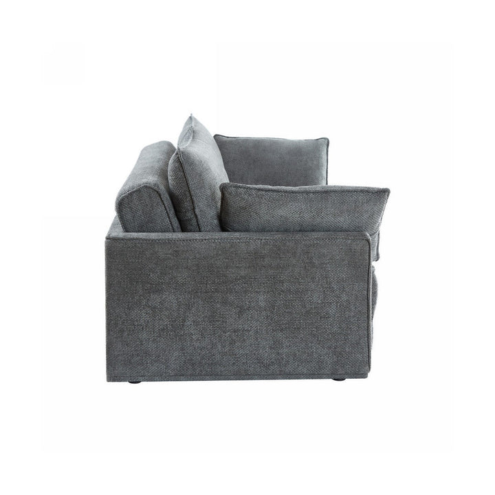 COMFY 3 Seater Sofa bed Queen Grey