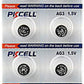 BUTTON CELL BATTERIES [10 pack]: 1.5V - AG3 - LR41 - G3 - 192