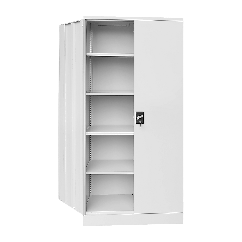 Two-Door Shelf Office Gym Filing Storage Locker Cabinet Safe