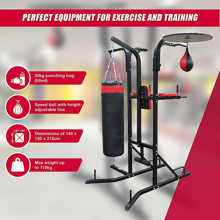 Power Boxing Station Stand Gym Speed Ball Punching Bag