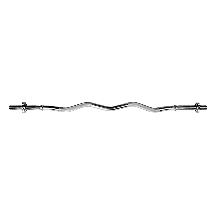 Curl Bar Barbell Heavy Duty EZ with Spinlock Collars