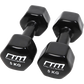 5kg Dumbbells Pair PVC Hand Weights Rubber Coated