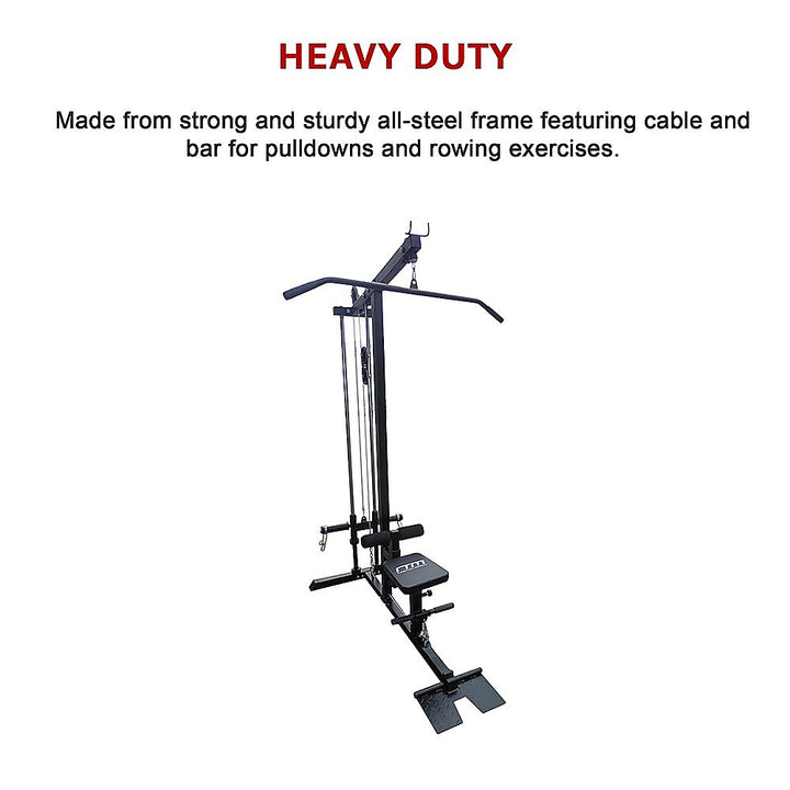 Lat PullDown Low Row Fitness Machine