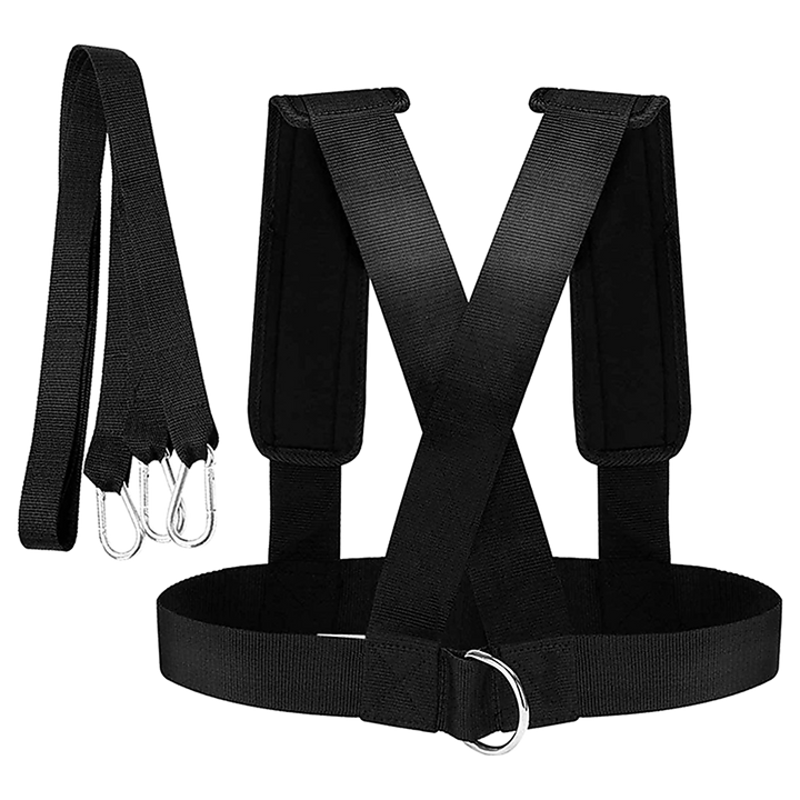 Heavy Duty Gym Sled with Harness