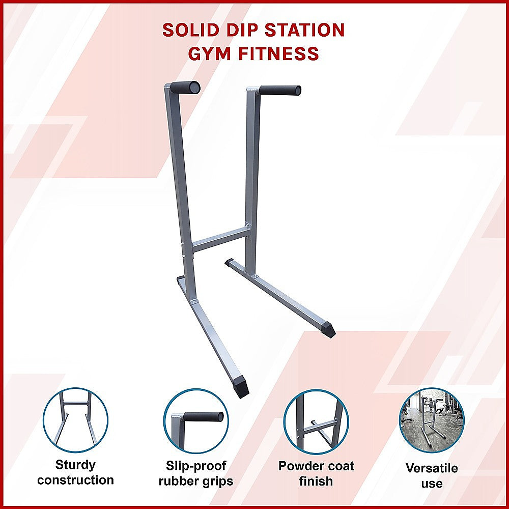 Solid Dip Station Gym Fitness