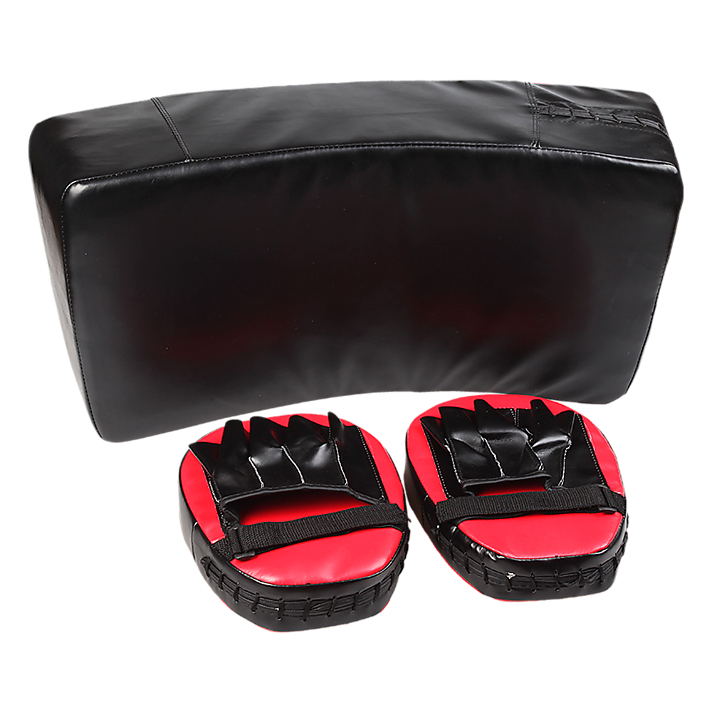 Kicking Boxing Sparring Shield & Punching Pad Mitts Combo