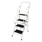 Foldable Non Slip 4 Step Steel Ladder