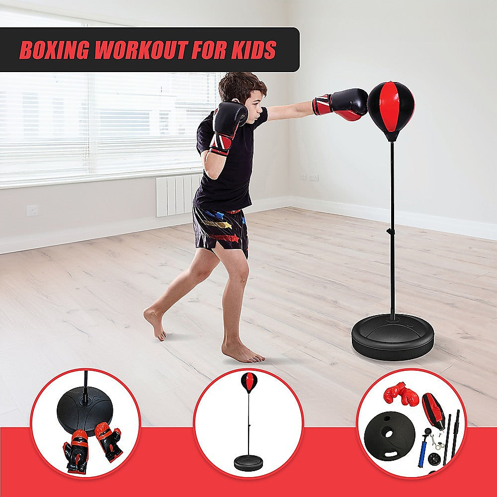 Children Punching Boxing Bag Set