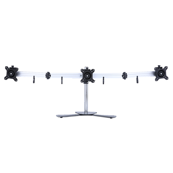 Triple Tilt LCD Monitor Mount Freestanding Desktop Stand