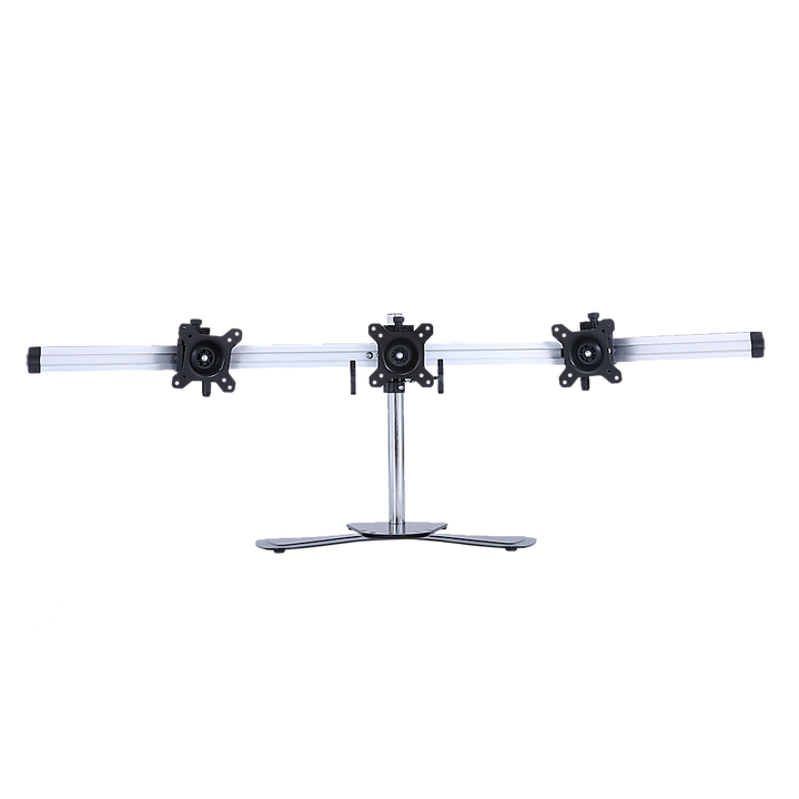 Triple Tilt LCD Monitor Mount Freestanding Desktop Stand