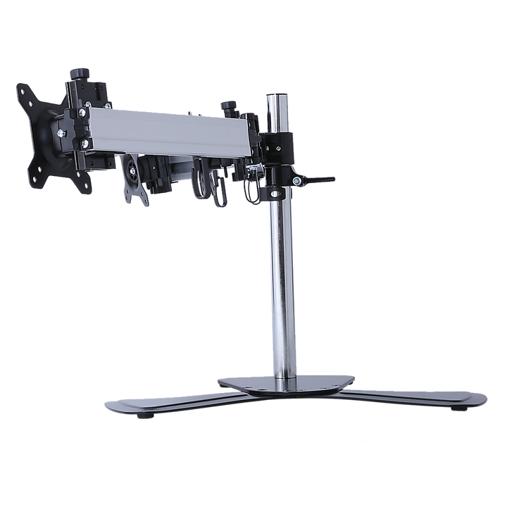 Triple Tilt LCD Monitor Mount Freestanding Desktop Stand