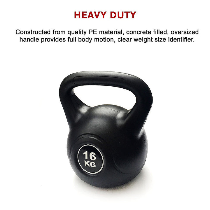 Kettle Bell 16KG Training Weight Fitness Gym Kettlebell