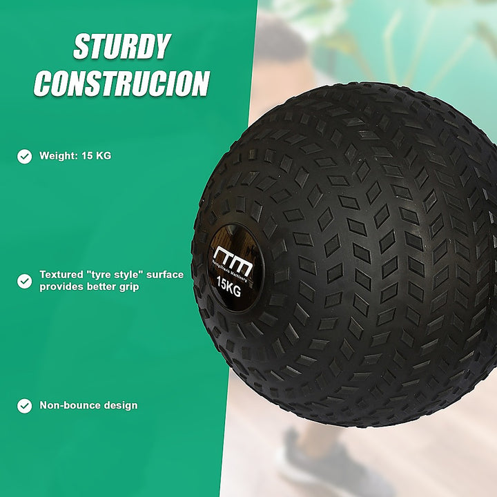 15kg Tyre Thread Slam Ball Dead Ball Medicine Ball for Gym Fitness