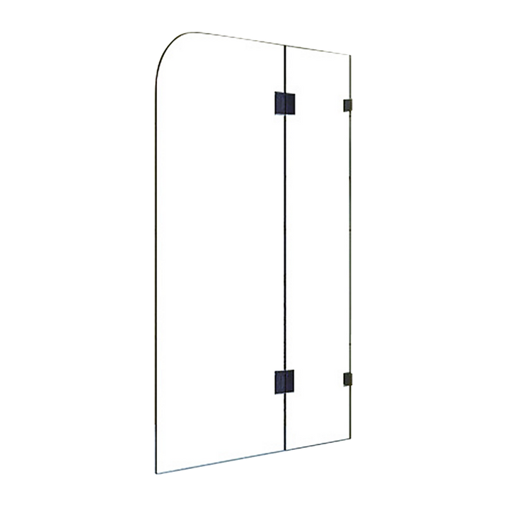 900 x 1450mm Frameless Bath Panel 10mm Glass Shower Screen By Della Francesca