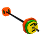 20kg Standard Rubber Coloured Barbell