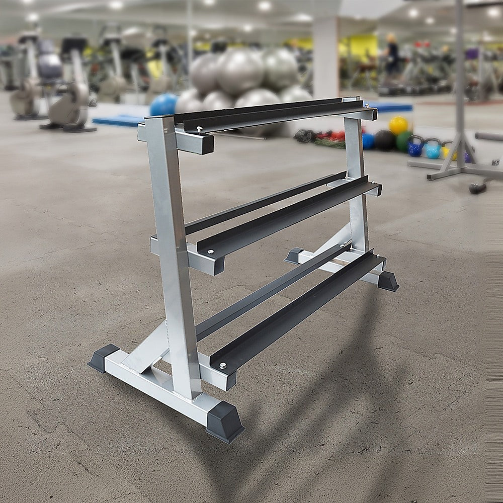 3 Tier Dumbbell Rack for Dumbbell Weights Storage