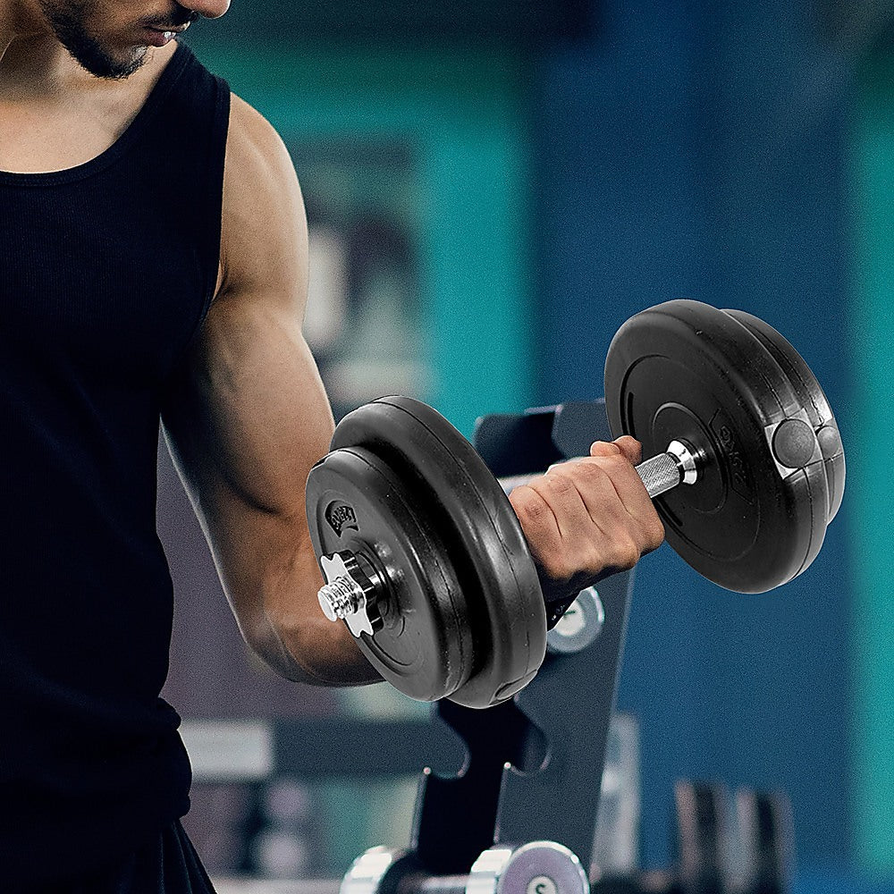 20KG Dumbbell Adjustable Weight Set