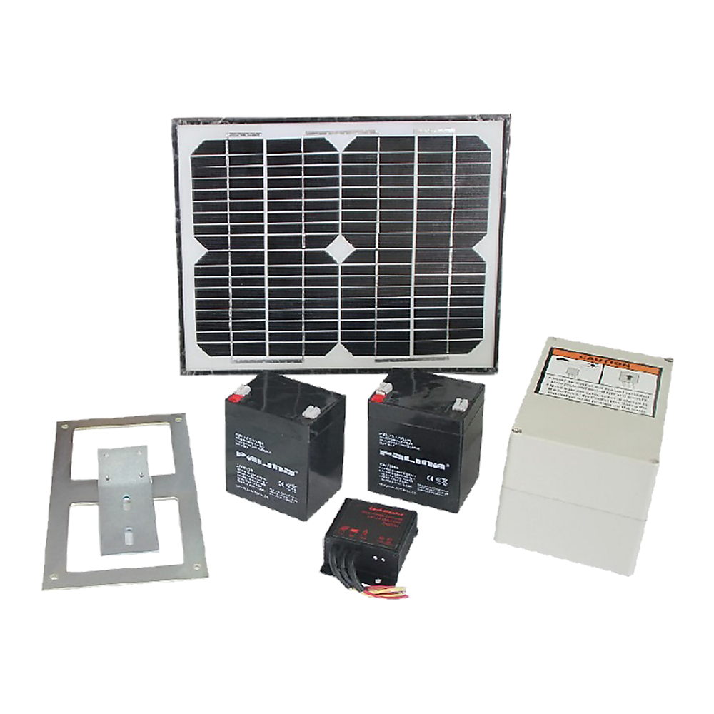 1200KG 10W Solar Double Swing Auto Motor Remote Gate Opener