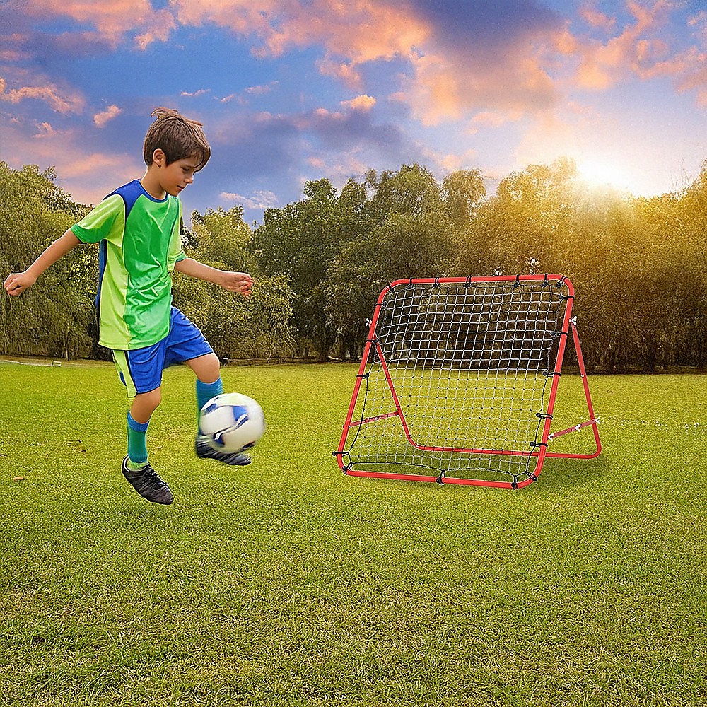 Soccer Rebound Net Sports Trainer Rebounder Football Game Practice Training Goal