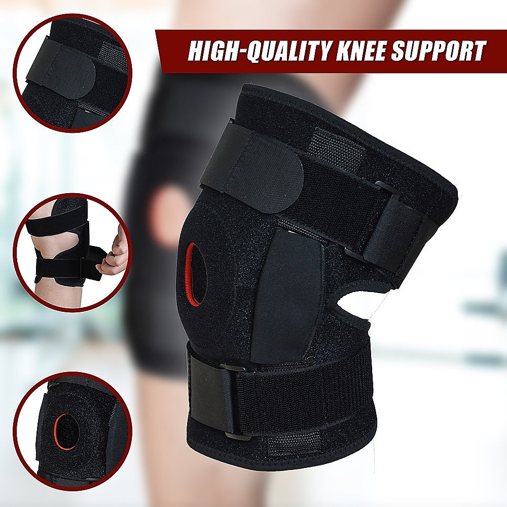 Hinged Knee Brace Support ~ ACL MCL ligament Runner's Knee