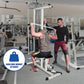 Home Fitness Multi Gym Lat Pull Down Workout Machine Bench Exercise