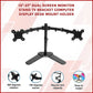 13"-27" Dual Screen Monitor Stand TV Bracket Computer Display Desk Mount Holder