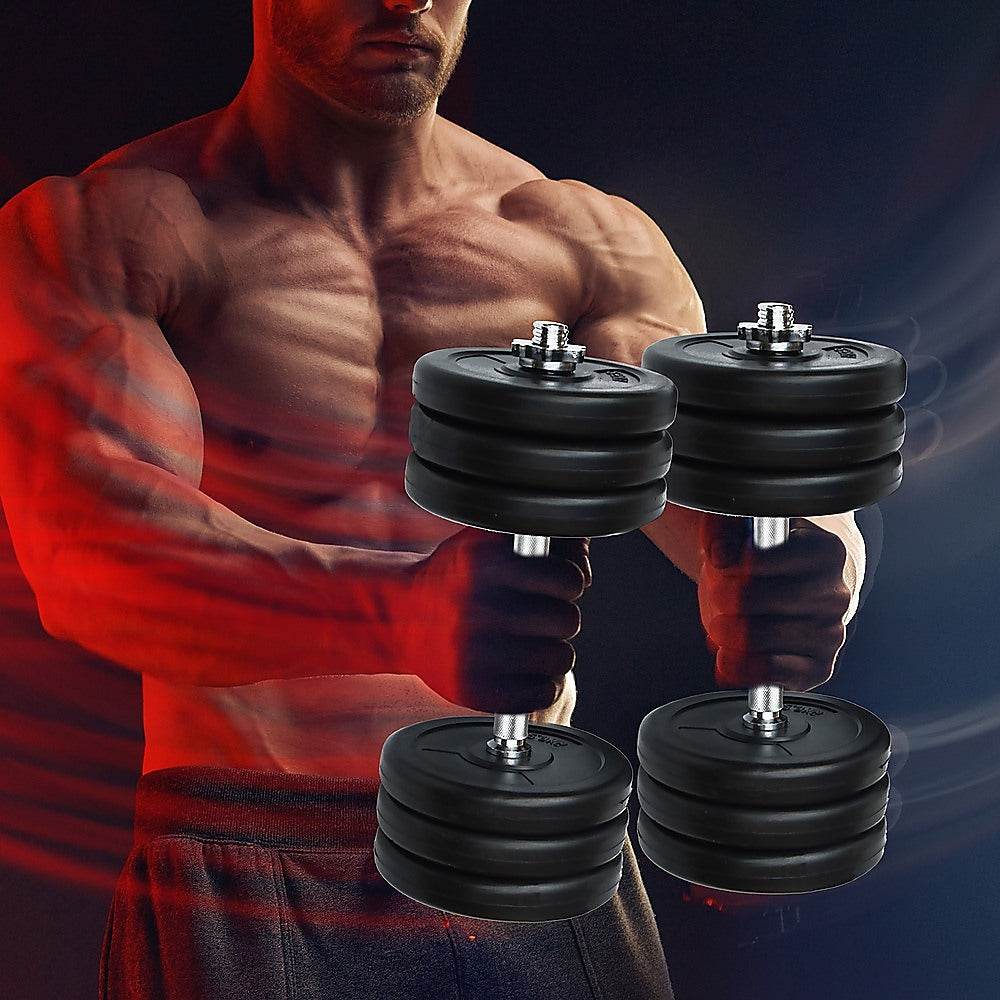 35KG Dumbbell Adjustable Weight Set