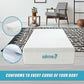 Palermo Single Mattress 30cm Memory Foam Green Tea Infused CertiPUR Approved