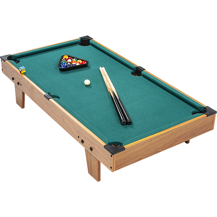 Kids Mini Billiard Table Game Toy Wooden Snooker Pool Home Fun Birthday Gift