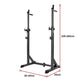 Commercial Squat Rack Adjustable Pair Fitness Exercise Weight Lifting Gym Barbell Stand