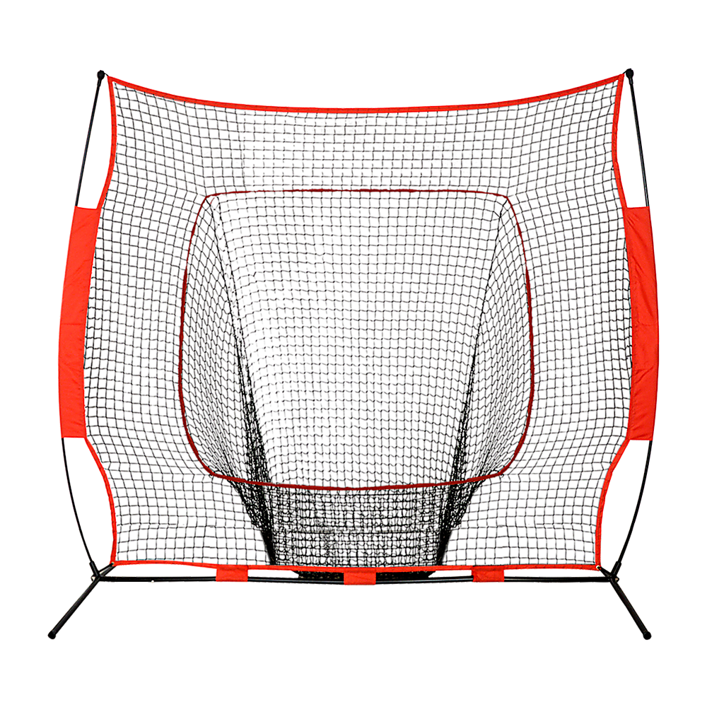 Portable Baseball Training Net Stand Softball Practice Sports Tennis