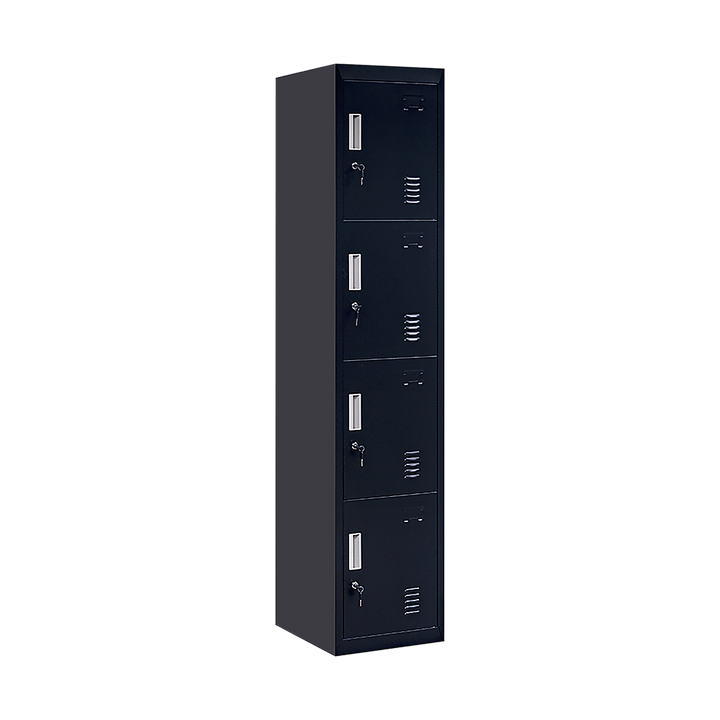 4-Door Vertical Locker for Office Gym Shed School Home Storage